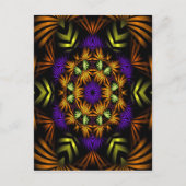 Ribbon Mandala Postkarte (Vorderseite)