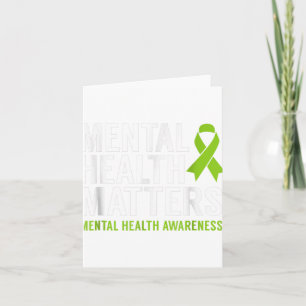 Ribbon Mental Health S Womens Mental Health Awaren Karte