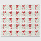 Ribbon on Green Stones Geschenkpapier (Flach)