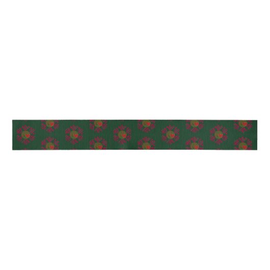 Ribbon Plaid Snowflake  Ripsband (Vorderseite)