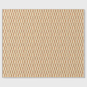 Ribbon Print Mitte des Jahrhunderts - Kamelbraun u Geschenkpapier (Flach)