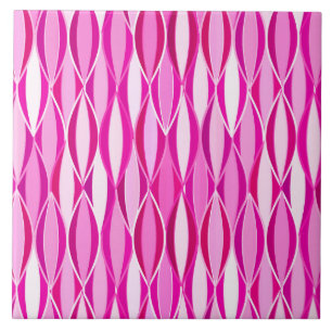 Ribbon Print Mitte des Jahrhunderts - Schattierung Fliese