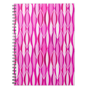 Ribbon Print Mitte des Jahrhunderts - Schattierung Notizblock