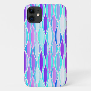 Ribbon Print Mitte des Jahrhunderts - violett und  Case-Mate iPhone Hülle