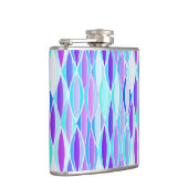 Ribbon Print Mitte des Jahrhunderts - violett und  Flachmann (Rechts)