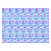 Ribbon Print Mitte des Jahrhunderts - violett und Tischdecke (Vorderseite (Horizontal))