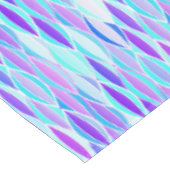 Ribbon Print Mitte des Jahrhunderts - violett und Tischdecke (Schrägansicht)