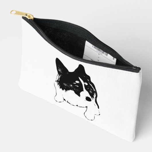 Ribbon-Ready Zip Pouch Zubehörtasche (Offen)