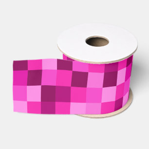 Ribbon rosa Pixel, modernes rosa Pixelband Ripsband
