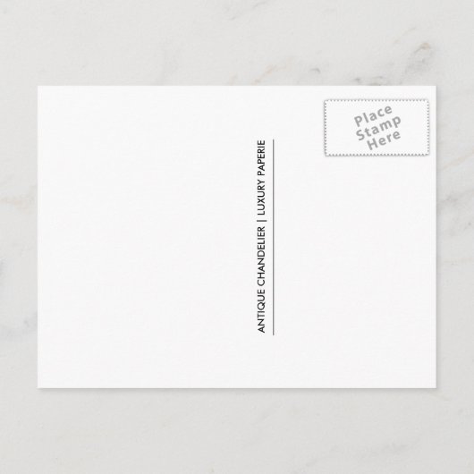 RIBBON SAVE THE DATE FOTO POSTCARDS - KORALE ANKÜNDIGUNGSPOSTKARTE (Rückseite)