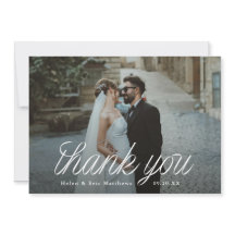 Ribbon Schrift Minimalistische Hochzeitsfoto 