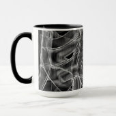 Ribbon-shaped curves, highlighted lines in relief tasse (Links)