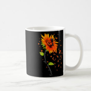 Ribbon Sonnenblume Schmetterling Leukämie Aufkläru Kaffeetasse