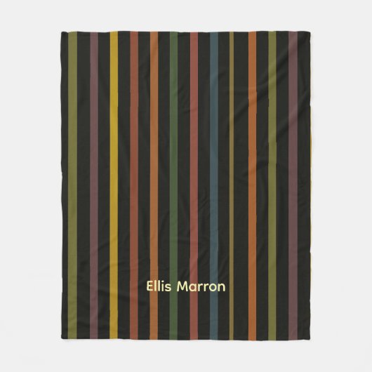 Ribbon Stripe Cozy Fleecedecke (Vorderseite)