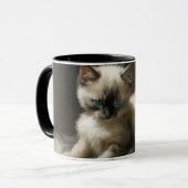 Ribbon Tangle Siamese Kitten Tasse (Vorderseite Links)