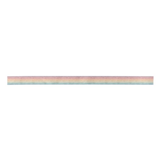 Ribbon Wasserfarbe Regenbogen Streifen Satinband (Vorderseite)