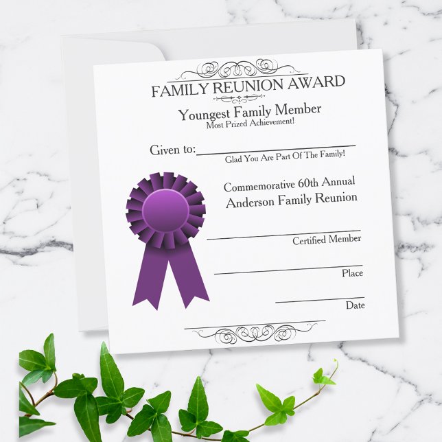 Ribbon Youngest Family Wiedersehen Awards Lila (Von Creator hochgeladen)