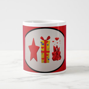 Ribbons Bows Boxdesign Jumbo-Tasse