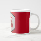 Ribbons Bows Boxdesign Jumbo-Tasse (Rechts)