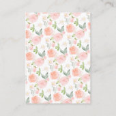 Ribbons Bows & Toes Book for Baby Enclosure Card Begleitkarte (Rückseite)