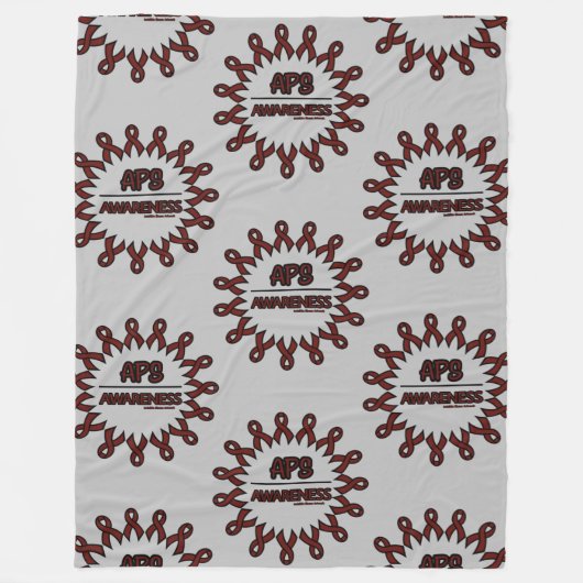 Ribbons/Circle...APS Fleecedecke (Vorderseite)