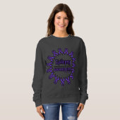 Ribbons/Circle...Epilepsie Sweatshirt (Vorne ganz)