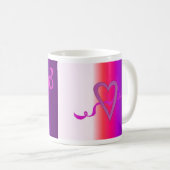 Ribbons der Liebe Kaffeetasse (VorderseiteRechts)