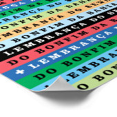 Ribbons (Fitas) von Senor do Bonfim Poster (Ecke)