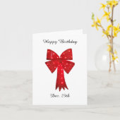 Ribbons for Dec 25 Birthday Karte (Gelbe Blume)