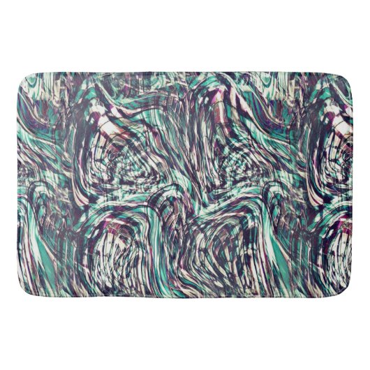 Ribbons oder Schleifen, die ausweichend durchquert Badematte (Vorderseite)