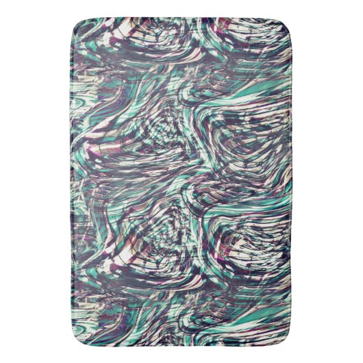 Ribbons oder Schleifen, die ausweichend durchquert Badematte (Vorderseite Vertikal)