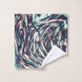 Ribbons oder Schleifen, die ausweichend durchquert Badhandtuch Set (Waschlappen)