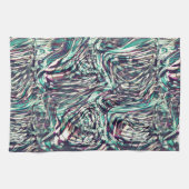 Ribbons oder Schleifen, die ausweichend durchquert Geschirrtuch (Horizontal)