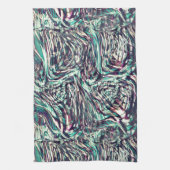 Ribbons oder Schleifen, die ausweichend durchquert Geschirrtuch (Vertikal)