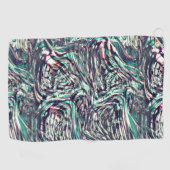 Ribbons oder Schleifen, die ausweichend durchquert Golfhandtuch (Horizontal)