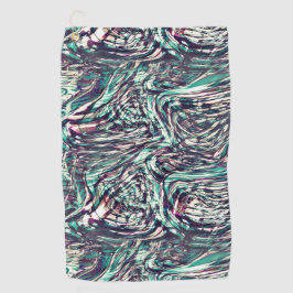 Ribbons oder Schleifen, die ausweichend durchquert Golfhandtuch