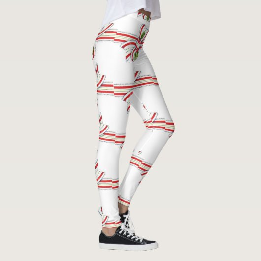 ***RIBBONS RIBBONS RIBBONS*** CHRISTMAS LEGGINGS (Rechts)