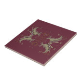 Ribbons to Claws - Burgund Fliese (Seite)