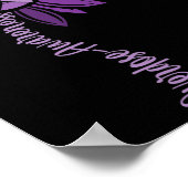 Ribbons Überdosierungsbewusstsein Poster (Ecke)