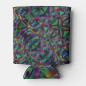 Ribbons verwoben mit dunklen Farben Dosenkühler (Vorderseite)