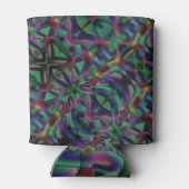 Ribbons verwoben mit dunklen Farben Dosenkühler (Rückseite)