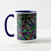 Ribbons verwoben mit dunklen Farben Tasse (Links)