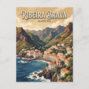 Ribeira Brava Portugal Postkarte