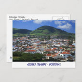 Ribeira Grande, Azoren Postkarte (Vorne/Hinten)