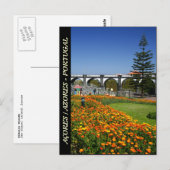 Ribeira Grande Gardens Postkarte (Vorne/Hinten)