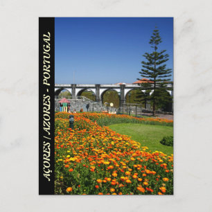 Ribeira Grande Gardens Postkarte