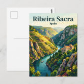 Ribeira Sacra Spanien Postkarte (Vorne/Hinten)
