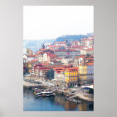 Ribeira und Douro River. Porto, Portugal Poster (Vorne)