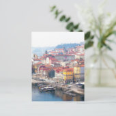Ribeira und Douro River. Porto, Portugal Postkarte (Stehend Vorderseite)