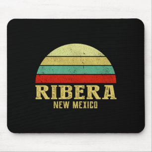 Ribera New Mexico Vintage Retro Sonnenuntergang _1 Mousepad